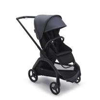 Детска количка Bugaboo Dragonfly Midnight Black Fabrics Black Chassis - Stormy Blue