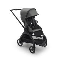 Детска количка Bugaboo Dragonfly Grey Melange Fabrics Black Chassis - Forest Green