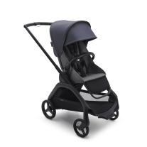 Детска количка Bugaboo Dragonfly Grey Melange Fabrics Black Chassis - Stormy Blue
