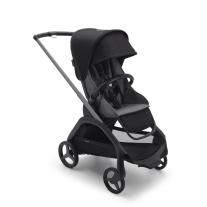 Детска количка Bugaboo Dragonfly Grey Melange Fabrics Graphite Chassis - Midnight Black
