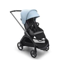 Детска количка Bugaboo Dragonfly Grey Melange Fabrics - Graphite Chassis - Skyline Blue