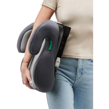 Бустерна седалка за кола KinderKraft - I-Boost, i-Size, 135-150 cm, Green