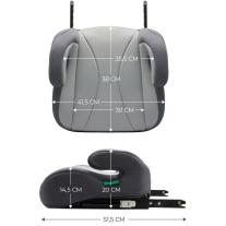 Бустерна седалка за кола KinderKraft - I-Boost, i-Size, 135-150 cm, Grey