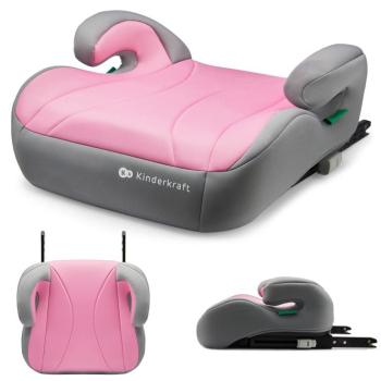Бустерна седалка за кола KinderKraft - I-Boost, i-Size, 135-150 cm, Pink