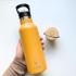 Бутилка и термос от неръждаема стомана 2 в 1 Fresk - Amber gold, 350 ml