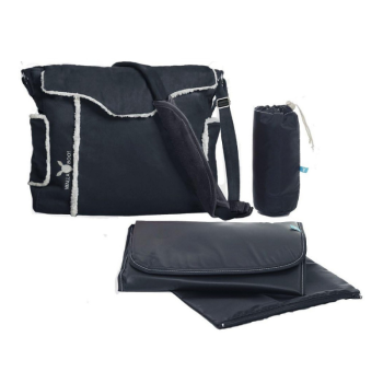 Чанта за детска количка Wallaboo, Baby Black