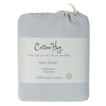 Чаршаф с ластик Cotton Hug - Океан, 70 х 140 cm
