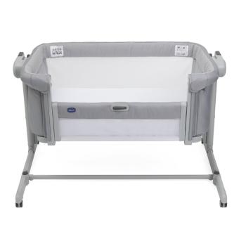 Бебешка мини кошара с падаща страна Chicco Next 2 Me Magic Evo Grey Mist
