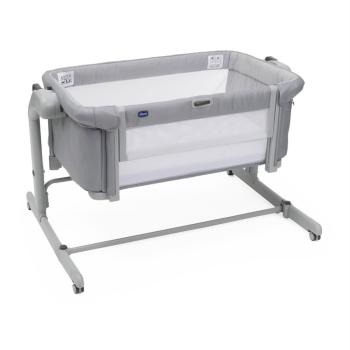 Бебешка мини кошара с падаща страна Chicco Next 2 Me Magic Evo Grey Mist