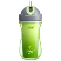 Спортна чаша със сламка Chicco 14m+ Зелена