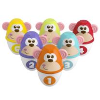 Детска игра боулинг Chicco Маймунки