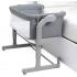 Бебешка мини кошара с падаща страна Chicco Next 2 Me Magic Evo Dark Grey