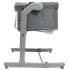 Бебешка мини кошара с падаща страна Chicco Next 2 Me Magic Evo Dark Grey