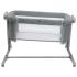 Бебешка мини кошара с падаща страна Chicco Next 2 Me Magic Evo Dark Grey