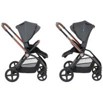 Бебешка количка 2 в 1 Chicco Mysa Black Satin