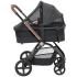 Бебешка количка 2 в 1 Chicco Mysa Black Satin