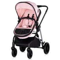Бебешка количка Chipolino Аура Розов Маршмелоу