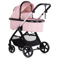 Бебешка количка 3 в 1 Chipolino Марбея Розов Маршмелоу