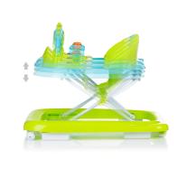 Музикална бебешка проходилка Chipolino Кравичка Синьо - Зелена