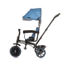 Детска триколка със сенник Chipolino Пулс Синьо-Зелена