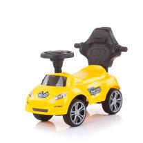 Музикална кола за яздене с родителски контрол Chipolino Турбо Жълта