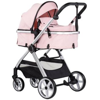 Бебешка количка Chipolino Виста Розов Маршмелоу Изложена