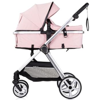 Бебешка количка Chipolino Виста Розов Маршмелоу Изложена