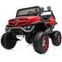 Детски лицензиран акумулаторен джип Chipolino Mercedes Unimog Червен