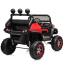 Детски лицензиран акумулаторен джип Chipolino Mercedes Unimog Червен