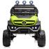 Детски лицензиран акумулаторен джип Chipolino Mercedes Unimog Зелен