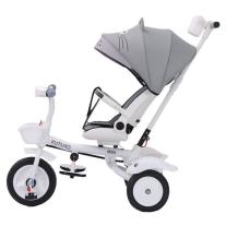 Детска сгъваема триколка със сенник Chipolino Футуро Сива