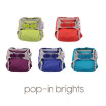 Комплект Pop-in V2, Close Parent, ярки бамбукови пелени 10 бр.