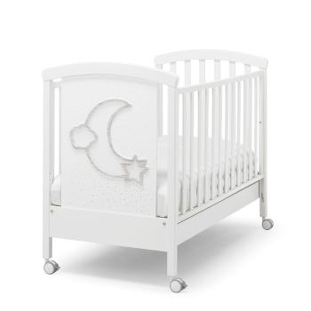 Erbesi дървено легло Moon Lettino Bianco / White