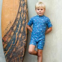 Цял детски бански костюм с UV50 защита Fresk Berries