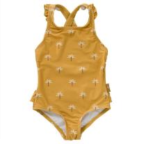 Цял детски бански с UV50 защита Fresk Palmtree Ochre