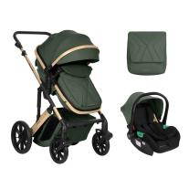 Комбинирана количка с трансформираща седалка Kikka Boo Darling Army Green