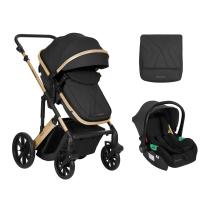 Комбинирана количка с трансформираща седалка Kikka Boo Darling Black