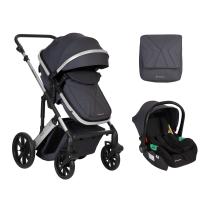 Комбинирана количка с трансформираща седалка Kikka Boo Darling Dark Grey