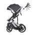 Комбинирана количка с трансформираща седалка Kikka Boo Darling Dark Grey