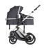 Комбинирана количка с трансформираща седалка Kikka Boo Darling Dark Grey