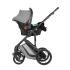 Комбинирана количка с трансформираща седалка Kikka Boo Darling Light Grey