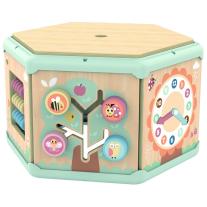 Дървен активен куб 7 в 1 Tooky Toy