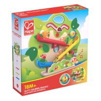 Дървен детски комплект за игра Hape, Влакче бързата катерица