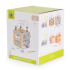 Дървен куб с активности Moni Toys, Розов