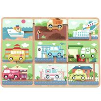 Дървен лабиринт Tooky Toy, Превозни средства