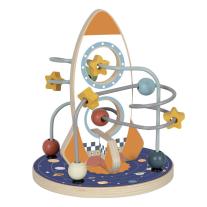 Дървен лабиринт Tooky Toy Ракета