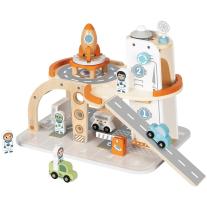 Дървен паркинг Tooky Toy Космическа станция