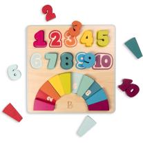 Дървен пъзел, Battat, Числа, 21 части