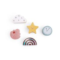 Дървен сензорен пъзел Moulin Roty