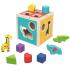 Дървен сортер с цветни форми и животни Tooky Toy